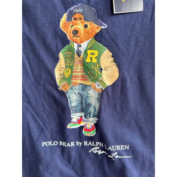 NWT Polo RALPH LAUREN BOYS BEAR SHIRT,  6,8   POLO BEAR T SHIRT JERSEY - Picture 4 of 7